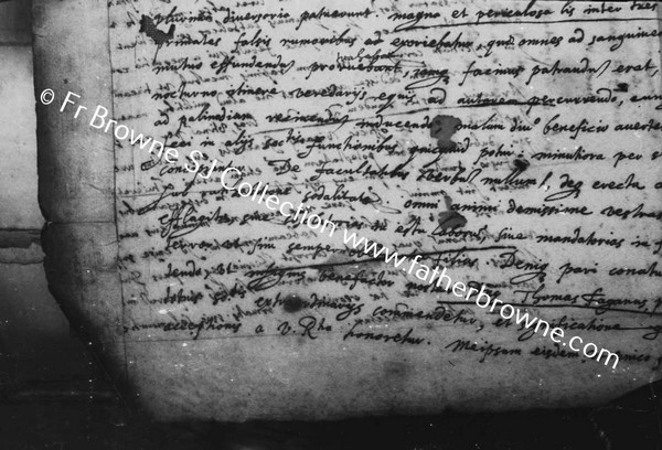 COPY NEGS THE FR.FITZSIMON'S LETTERS COPIED FOR LUDERG BRELER